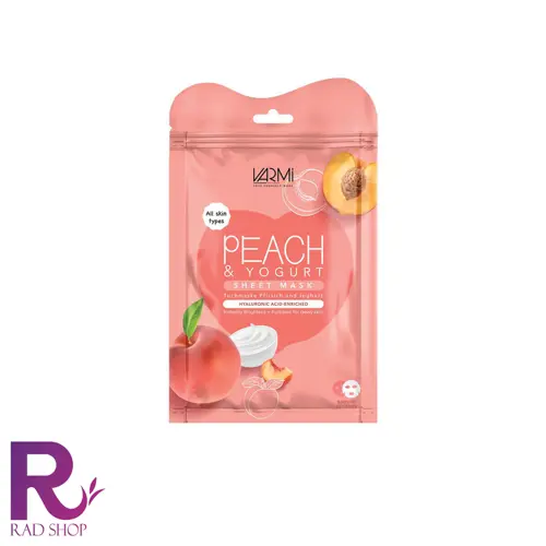 دبل شیت ماسک آبرسان هلو و ماست وارمی - تصویر اصلی